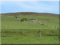 Abandoned crofts on the hillside in ZE2 9LU