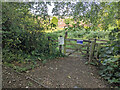 Side gate off Ladies Walk in SP10 2DJ