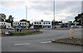 Roundabout on Bixley Road, Ipswich in IP3 8RQ