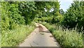 Footpath on private road next to Blackpits Wood in SO51 0LU