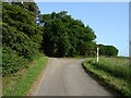 Minor road junction near Telegraph Hill in NR9 5AT