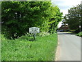 Old village name sign in PE33 9FS