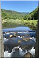 Lake and weir on Afon Garw in CF32 8EE