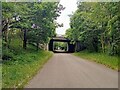 Lane passes under the M4 near Burnt Hill in RG7 6DX
