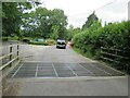 Cattle grid on Gorley Road, Rockford Green, near Ringwood in BH24 3LZ