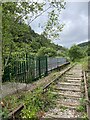 Disused railway at Pont-y-Rhyl in CF32 8AX