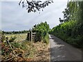 Lane and footpath east of Great Hinton in BA14 6LJ
