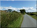 Rural lane above the Ceiriog valley in summer in LL20 7DF