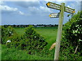 Looking towards Carr Head school from the footpath bridge in FY6 8FW