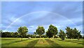 Rainbow over Westhoughton Golf Club in BL5 2BR