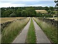 Track (footpath) to Nether Loads Farm in S42 7HW