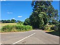 Looking from Frensham Lane into Curtis Lane in GU35 8RU