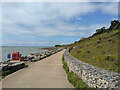 Coastal path towards Steephill Cove in PO38 1AF