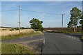 Crossroads near Littlebury Green in CB11 4XE