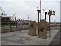 Whitley Bay - Sandcastles Sculpture in NE26 3PS