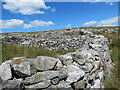 Ffald yr ucheldir /  Upland sheepfold in SA9 1XU