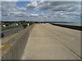 Cycle route on sea wall, Dymchurch Wall in TN29 0JU