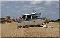 Fishing boat on Hythe Beach in CT21 6FN