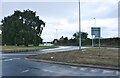 Roundabout on Old Rufford Road near Farnsfield in NG22 8JE