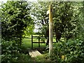 Public footpath to Dedham village from East Lane in CO7 6BE