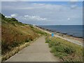 Cycle path down to the beach in CT6 6RJ
