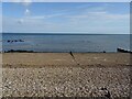 Shingle beach and groynes in CT6 6RJ