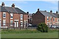 Houses overlooking playing field on Collingwood View in NE29 0PH