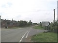 Road junction on road to Buttington in SY21 8HN
