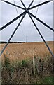 Power line, Dyke, Morayshire in IV36 2WT