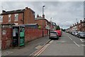 Phone box on Pear Tree Street in DE23 8JX