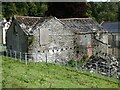 Aged stone barn at Plas Nantyr in LL20 7DD