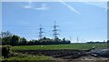 Electricity Pylons near Knodishall in IP17 1XA