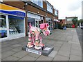 Gromit Unleashed 3 trail sculpture No. 17: Rosebud in BS36 1SG