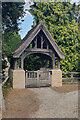 Lych gate at St Nicholas Church, Hardwicke in GL2 4RP