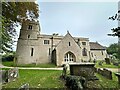 St Mary's church and churchyard in Black Bourton