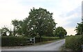 Farm entrance on Shepperdine Road near Oldbury in BS35 1RL