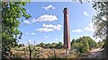 Chimney on site of an old brickworks. in WF6 2JU