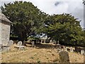 Churchyard at St. Stephen's church (Llanstephan) in LD2 3TZ
