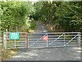 Gates on a track and bridleway near Nantyr in Llansantffraid Glyn Ceiriog Community