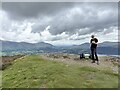 A pause on the summit of Barrow in Above Derwent