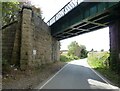 Railway bridge over Abbey Lane in S25 1YQ