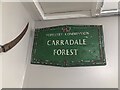 Old Forestry Commission sign, Carradale in PA28 6QG