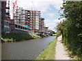 Building flats by the canal at Hayes in UB3 1EN