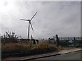 Wind turbine near to the sewage works, Gallions' Reach in IG11 0BD