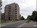 Tower block on New Road, Rainham in RM13 9GZ