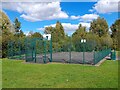 Outdoor basketball court in Wykes Close Park in LE12 8UE