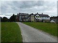 Approaching Gregynog Hall in SY16 3PW
