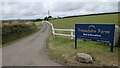 The lane to Tregaddra Farm in TR12 7BD