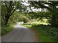 Narrow winding country road in LA11 7SJ