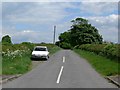 Lane near Smisby in south Derbyshire in LE65 2UG